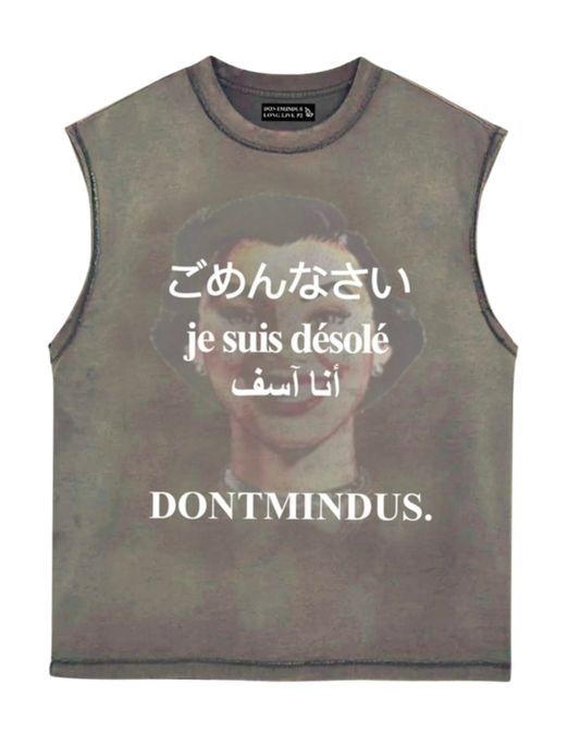 IM SORRY Cutoff Tee