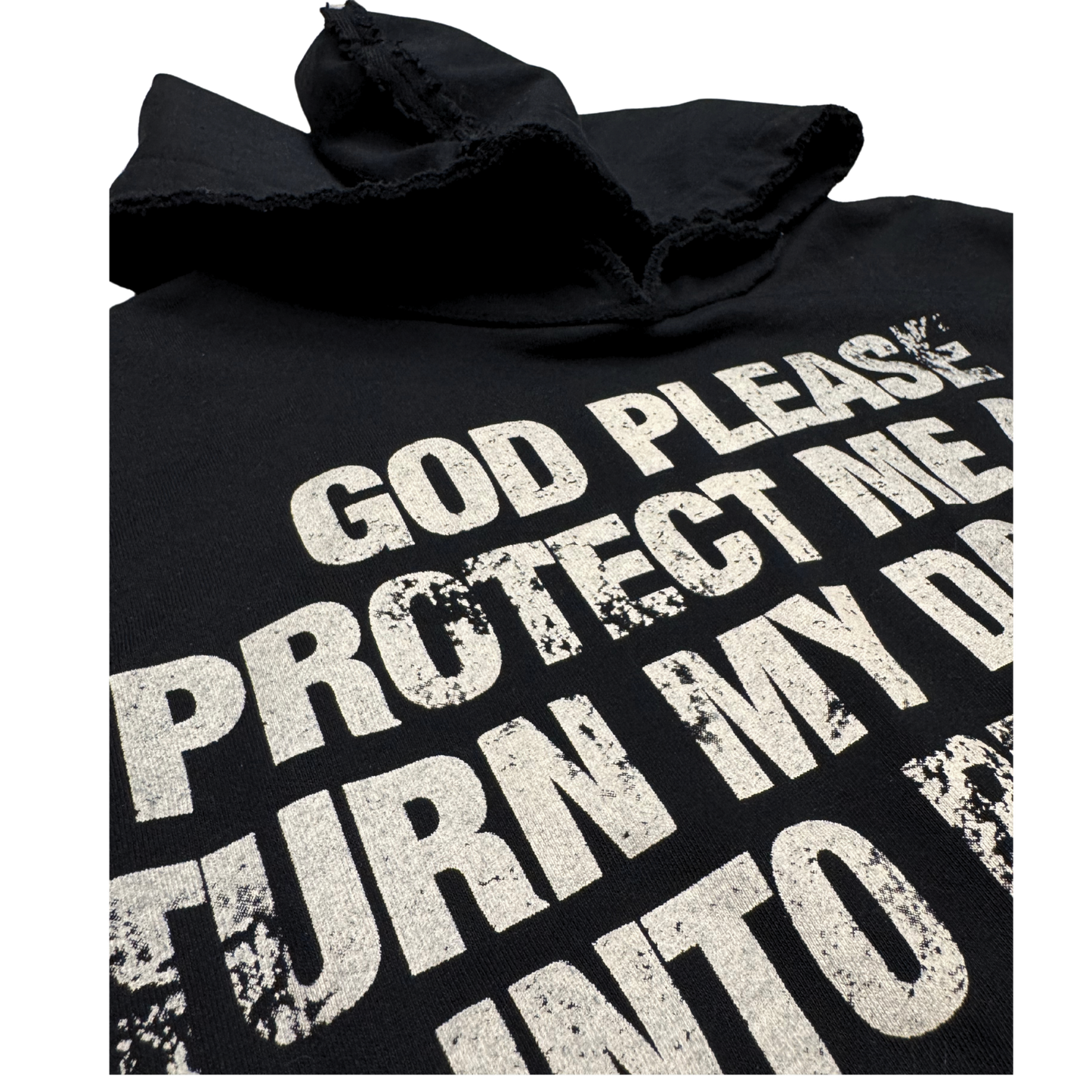 BLACK God Protect Me Hoodie